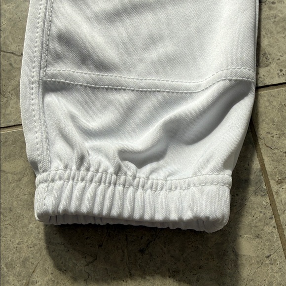 Girl’s' White Softball Pants - Picture 5 of 10
